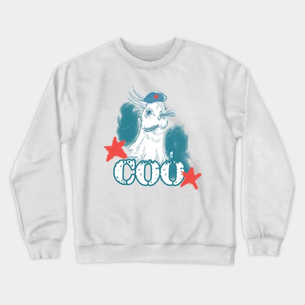 Coo. Crewneck Sweatshirt by Mason Comics